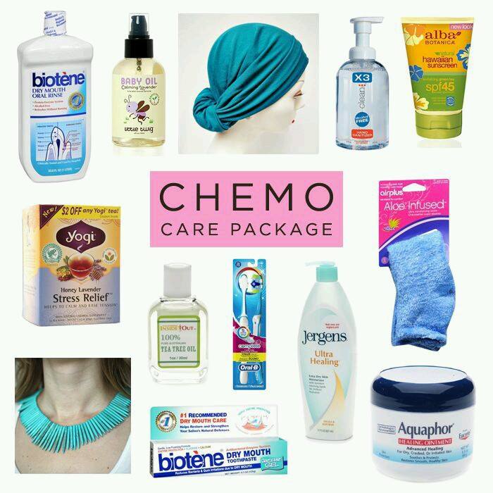 suggested care items for chemo patients