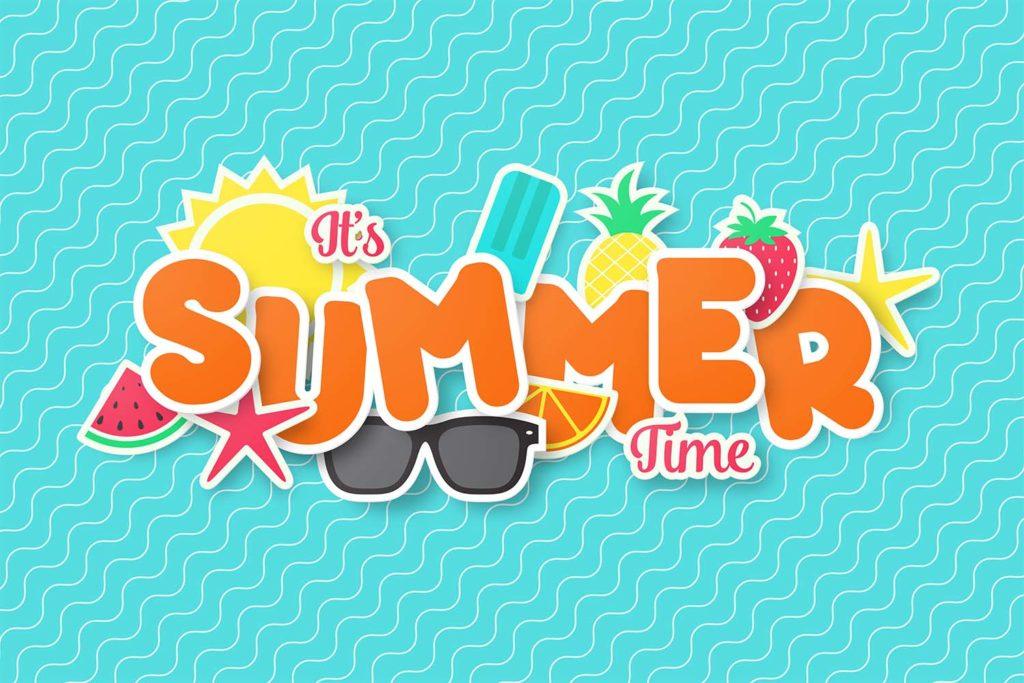Summer time graphic