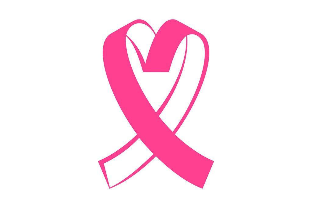 Breast cancer ribbon graphic